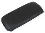 Audi A6 C5 97-04 Armrest flap with button and upholstery set BLACK EKOLEATHER thin HINGES