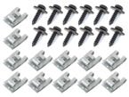 Vauxhall / Opel Astra II G 98-09 Under engine cover clips 24pcs set