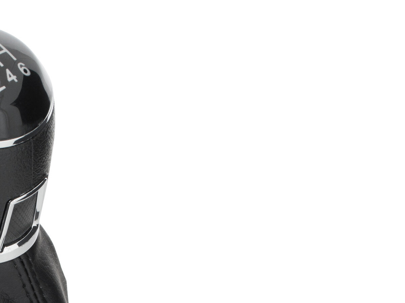 VW Golf VII 2012- Gear shift knob BLACK + Lever Gaiter 6 Gears