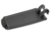 Audi A4 B6 00-04 Armrest flap with button and upholstery set BLACK EKOLEATHER THICK HINGES