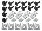 Audi A5 8T 2007- Under engine cover clips 28pcs set