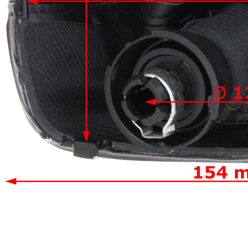 Audi A6 C6 04-11 Gear shift knob BLACK + Lever Gaiter BLACK