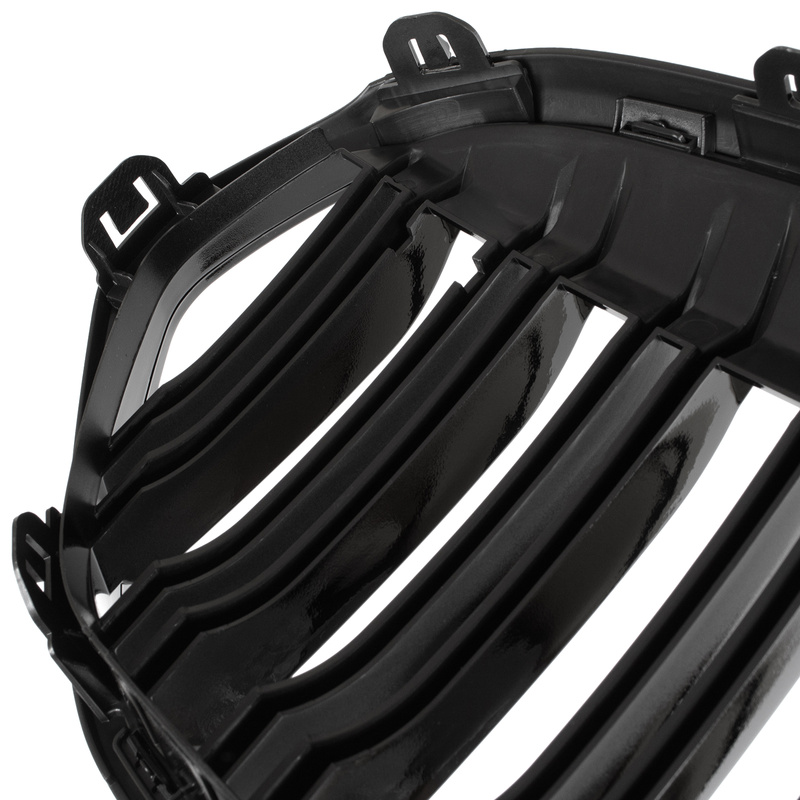 BMW X1 F48 19-22 atrapa między reflektory (nerki) BLACK GLOSSY DOUBLE BAR