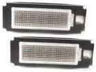 Fiat Ducato Citroen Jumper Peugeot Boxer 2006- lampki podświetlenia tablicy rejestracyjnej LED 2 szt. kpl.