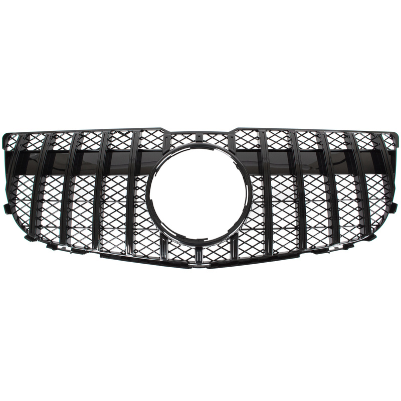 Mercedes GLK X204 12-15 atrapa między reflektory (grill) PANAMERICANA PIANO BLACK