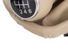 Audi A6 C5 97-04 Gear shift knob BEIGE + Lever Gaiter 6 Gears