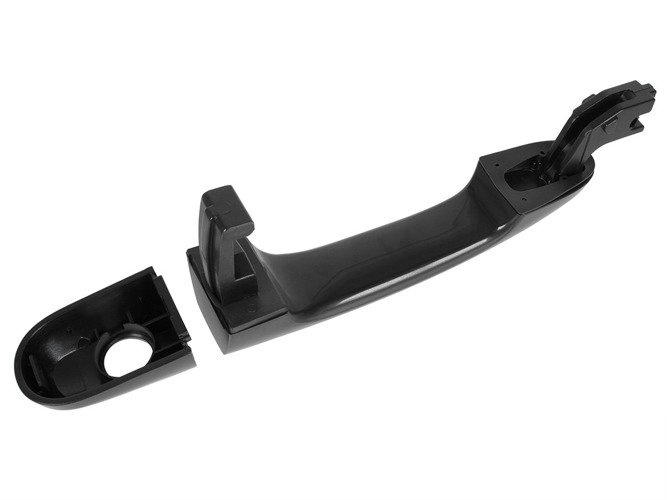 Kia Sportage 04-10 Exterior handle BLACK (keyhole version) front Left