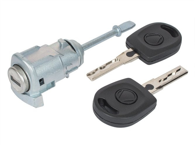 Seat Ibiza III 02-08 door lock / insert with keys front door Left