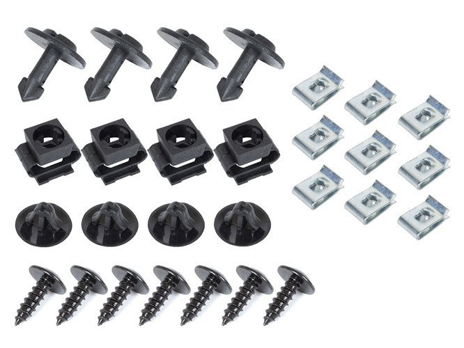 VW Passat B5 FL / Avant 00-05 Under engine cover clips 28pcs set