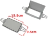 Mercedes W211 E-class 02-09 Sun visor mirror flap 2pcs set