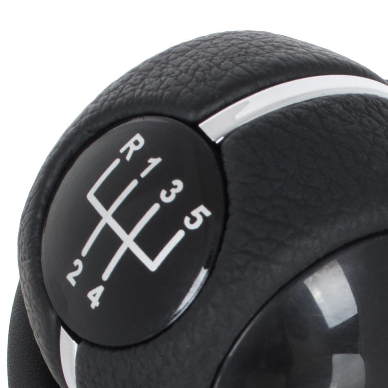 MINI Clubman F54 2014- gałka zmiany biegów CZARNA + mieszek z ramką 5 BIEGÓW