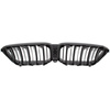 BMW X3 G01 FL 2021- atrapa między reflektory (nerki) BLACK GLOSSY DOUBLE BAR + ZAŚLEPKA