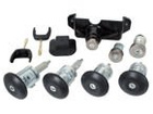 Ford Transit 2006- Lock inserts (door 4x + ignition+ bonnet / hood + fuel tank) 7pcs set