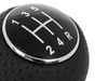 Audi A4 B6 00-04 Gear shift knob BLACK + Lever Gaiter BLACK bieg wsteczny NA DOLE