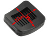 VAUXHALL ASTRA IV G 98-09 CLUTCH / BRAKE PEDAL RUBER 560775