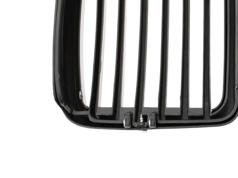 BMW 3 E30 82-94 Radiator grill / air intake Left + Right set BLACK MAT