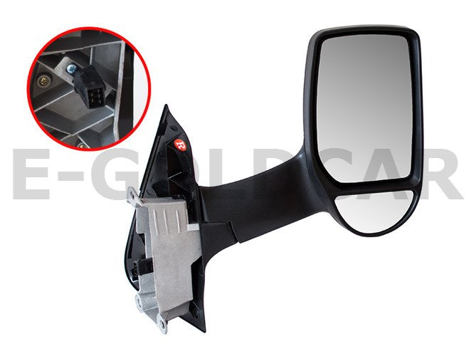 Ford Transit VI 00-13 lusterko zewnętrzne mechaniczne DŁUGIE RAMIĘ prawe