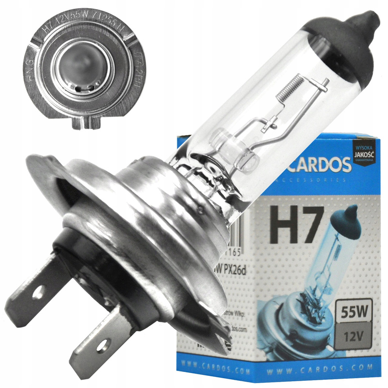 K2 CARDOS Żarówka H7 12V 55W PX26d AH715