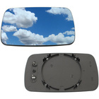 BMW 3 E46 98-04 Mirror glass / mirror insert Heated BLUE Left