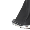 VW GOLF MK4 IV 98-05 Gear / gearbox knob BLACK + SILVER RING + CHROME LID 5+R + Lever Gaiter (22mm DIAMETER)