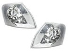 VW Passat B5 96-00 Indicator CLEAR XENON smooth L+R set *