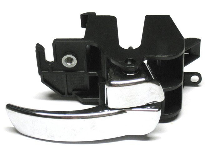 Nissan Navara 2004- Interior handle rear (with lock) CHROM Right