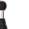 Audi A3 I 8L 96-03 Gear shift knob BLACK + Lever Gaiter BLACK Red thread 5 Gear