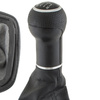 VW Golf IV 98-05 Gear shift knob BLACK 6 Gears + Lever Gaiter Hole 23mm