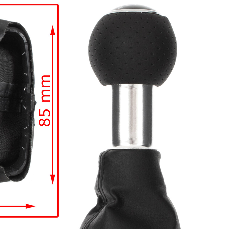 Audi A3 I 8L 96-03 Gear shift knob BLACK 6 Gears + Lever Gaiter BLACK