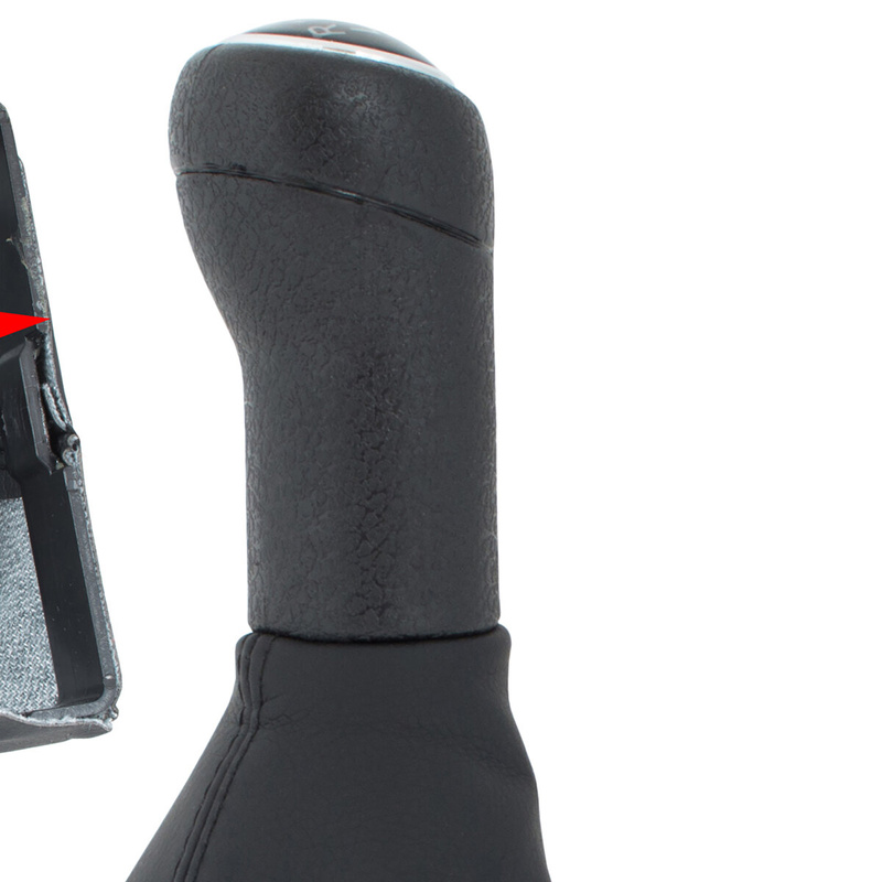 Audi A4 B8 07-15 Gear shift knob BLACK 5 Gear + Lever Gaiter BLACK