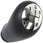 Renault Megane II 02-09 Gear shift knob CHROM, BLACK SCHEME