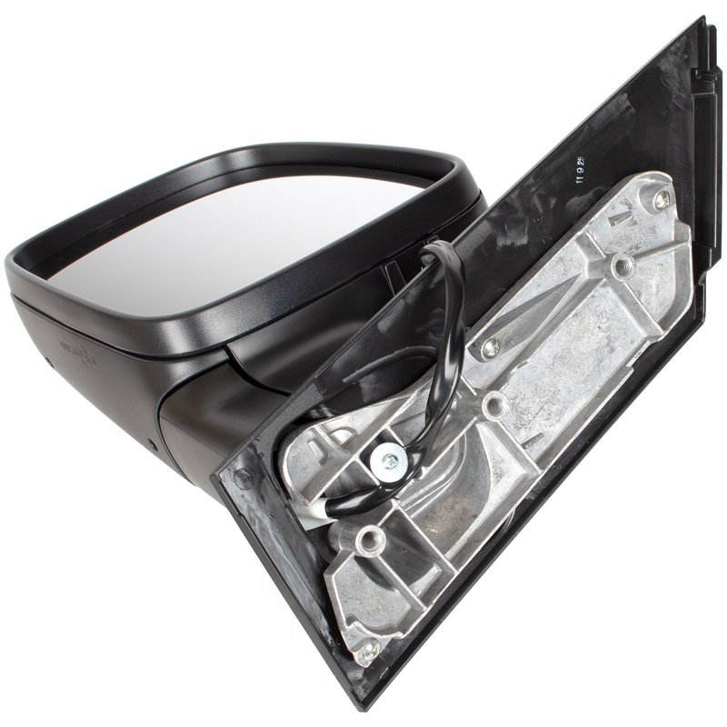 VW Caddy 04- Wing mirror Electric heated Black Left