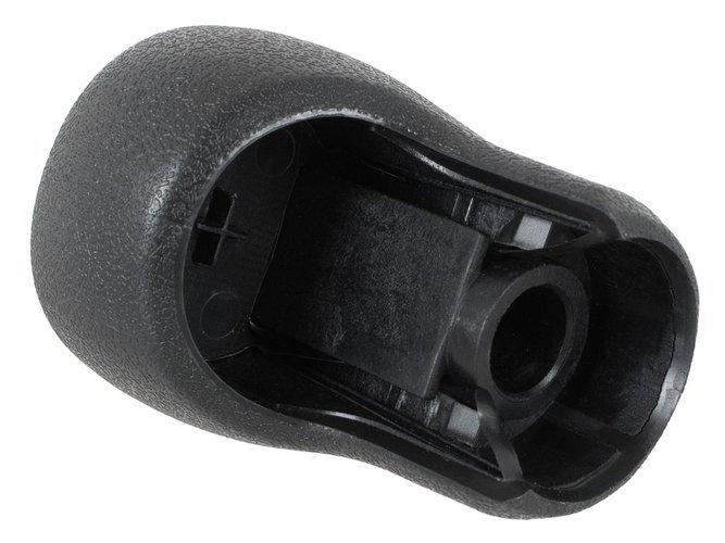Hyundai i30 II FL 12-16 Gear shift knob black + SILVER 5 speed