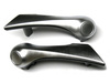 Renault Megane II 02-05 door handle / grip front Left + Right set CHROM