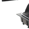 VW CADDY 04-09 Gear / gearbox knob BLACK + SILVER RING + BLACK LID 6+R + Lever Gaiter WITH CHROME FRAME