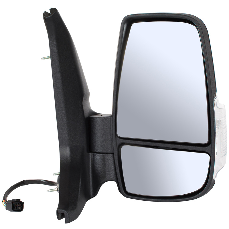 Ford Transit Mk8 14-19 wing mirror electric WHITE Indicator Right