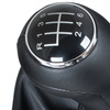 Audi A4 B8 07-15 Gear shift knob BLACK 6 Gears + Lever Gaiter BLACK