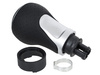 Audi A3 8P 03-12 Gear shift knob BLACK + SILVER 6 Gears