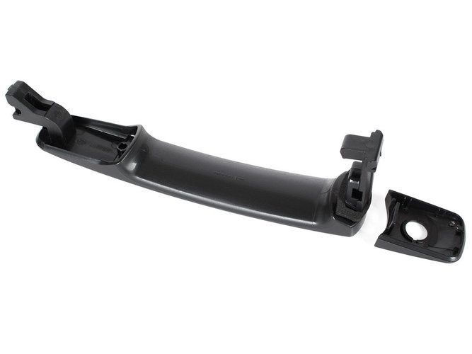 Nissan Rogue 07-13 klamka zewnętrzna CZARNA przednia lewa