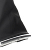 VW GOLF MK4 IV 98-05 Gear / gearbox knob BLACK + SILVER RING + CHROME LID 5+R + Lever Gaiter (22mm DIAMETER)