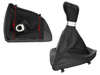 BMW 1 E87 LCI 07-11 Gear shift knob BLACK 5 Gears + Lever cover / gaiter