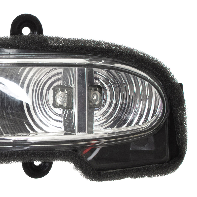 Mercedes W211 E-Klasa 03-06 kierunkowskaz LED w lusterko z podświetleniem podłogi lewy + prawy 2 szt. KPL