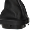VW TOURAN 03-11 Gear / gearbox knob BLACK + SILVER RING + BLACK LID 5+R + Lever Gaiter WITH FRAME