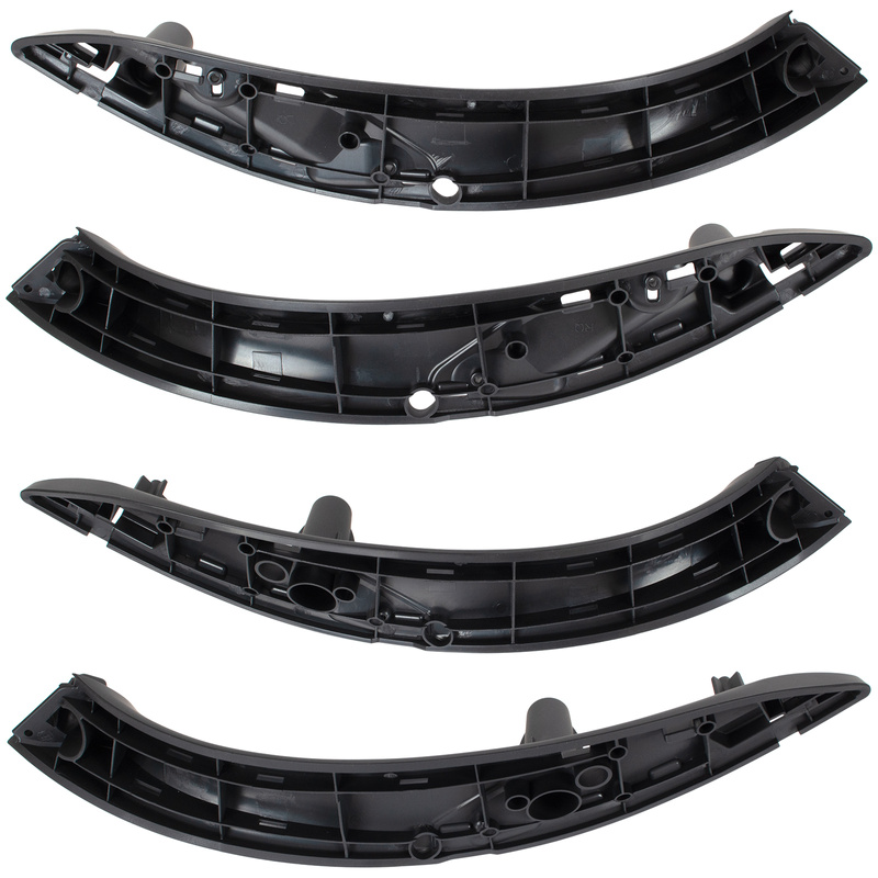 BMW 3 F30 F31 11-19 zestaw uchwytów wewnętrznych drzwi przednich + tylnych 4 szt. KPL CZARNE