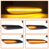 Alfa Romeo 147 FL 04-10 kierunkowskaz boczny LED DYMIONY DYNAMICZNY 2 szt. KPL