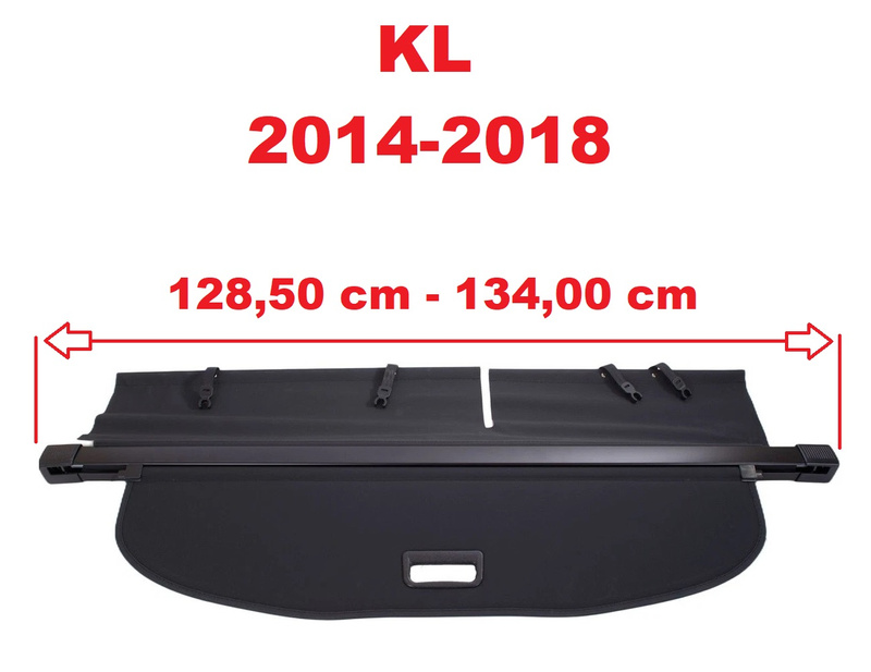 Jeep Grand Cherokee KL 14-18 roleta bagażnika CZARNA