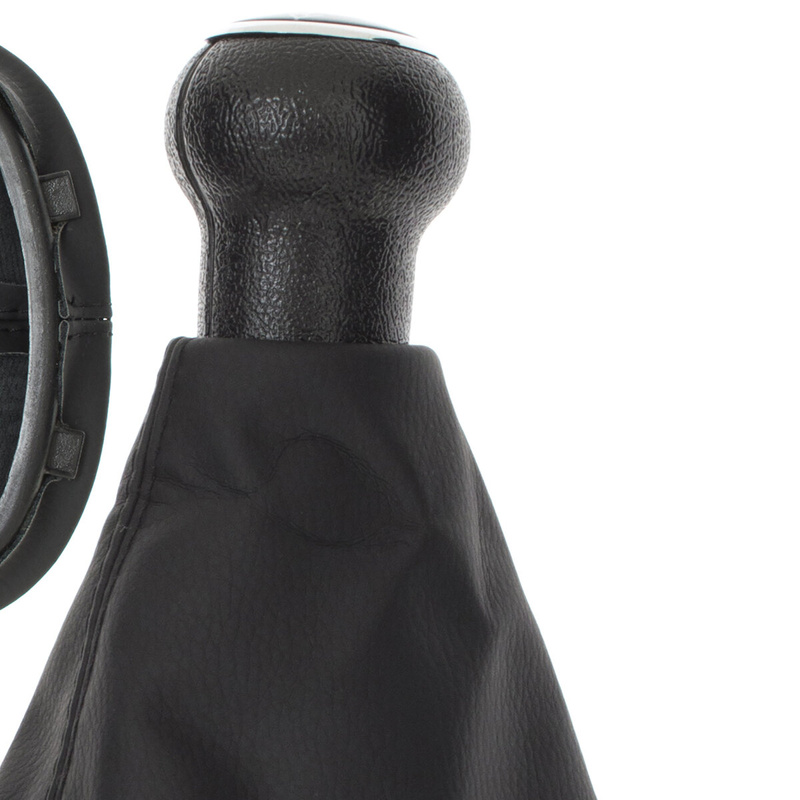 VW Passat B5 96-00 Gear shift knob BLACK + Lever Gaiter with frame 6 Gears