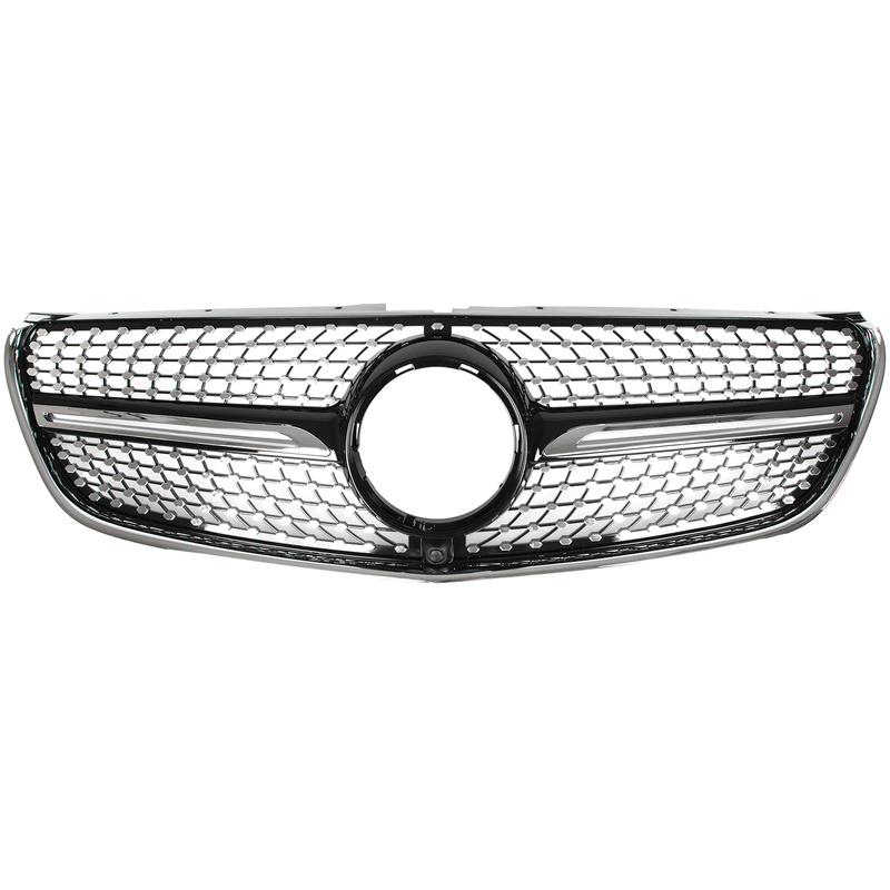 Mercedes VITO W447 2014- atrapa między reflektory (grill) DIAMOND BLACK + CHROM
