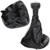 CITROEN C5 Gear / gearbox knob BLACK + CHROME CAP + LEVER GAITER 5+R 