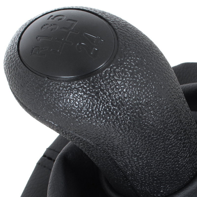 SKODA OCTAVIA MK1 I 96-11 Gear / gearbox knob BLACK 5+R + Lever Gaiter WITH FRAME 1U0711141